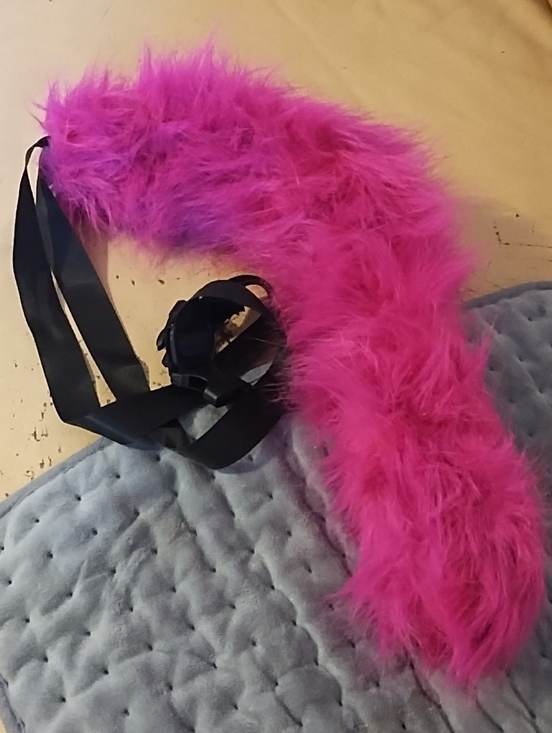 Other - Hot Pink Fox Tail For Cosplay Halloween Costume 19 Inch Belt Strap
